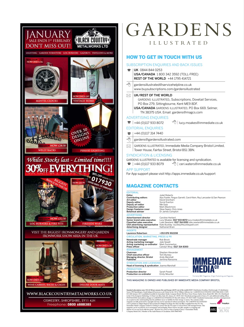 Gardens Illustrated Preview Pages