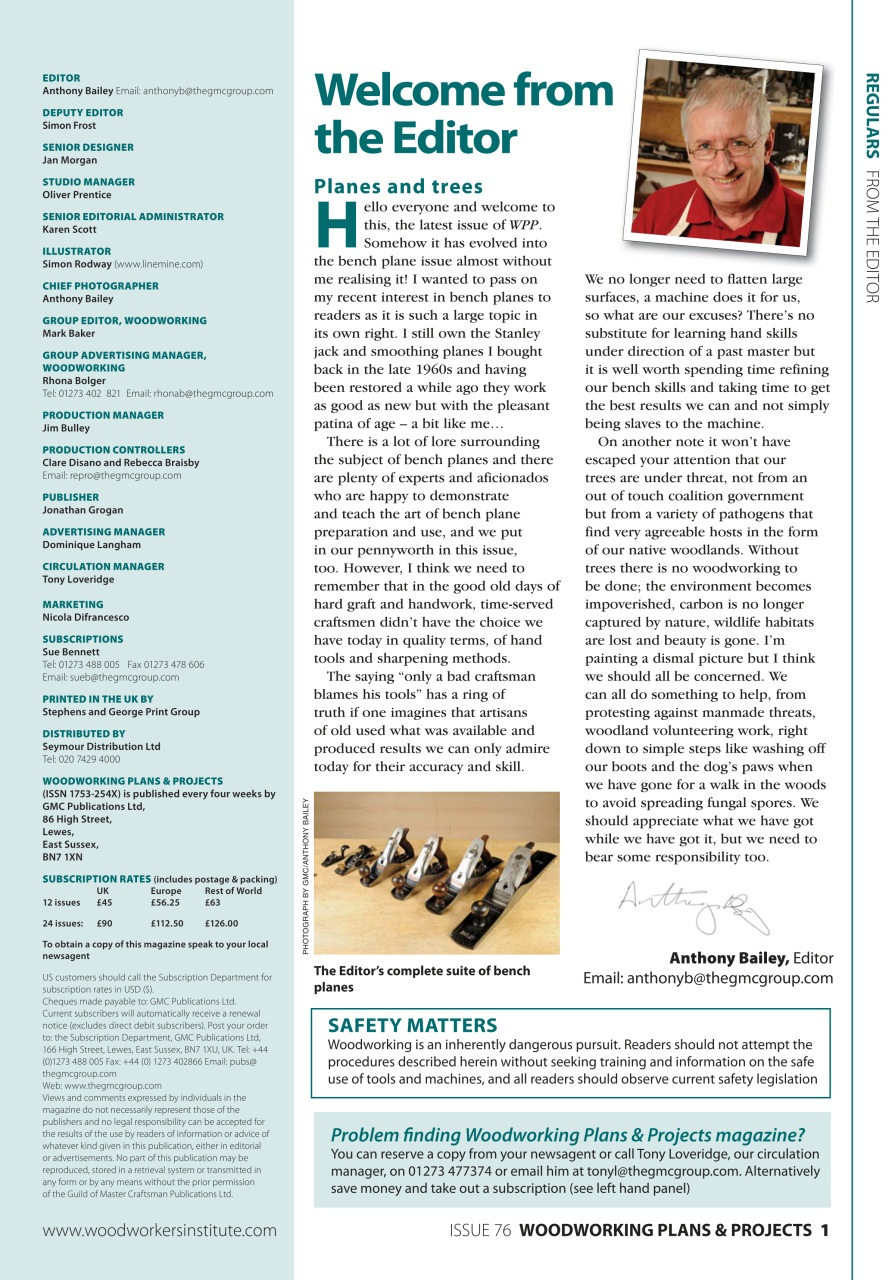 Woodworking Crafts Magazine Preview Pages