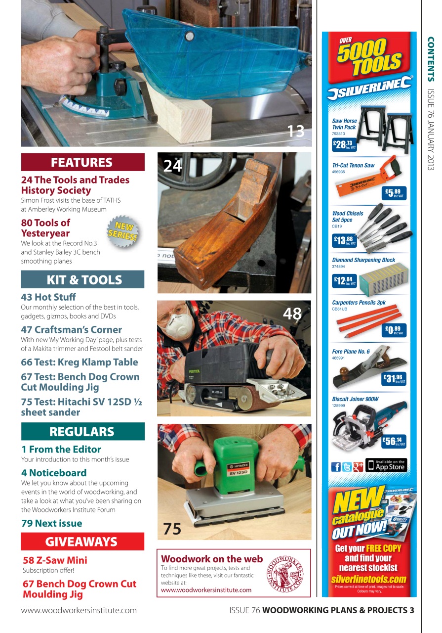 Woodworking Crafts Magazine Preview Pages