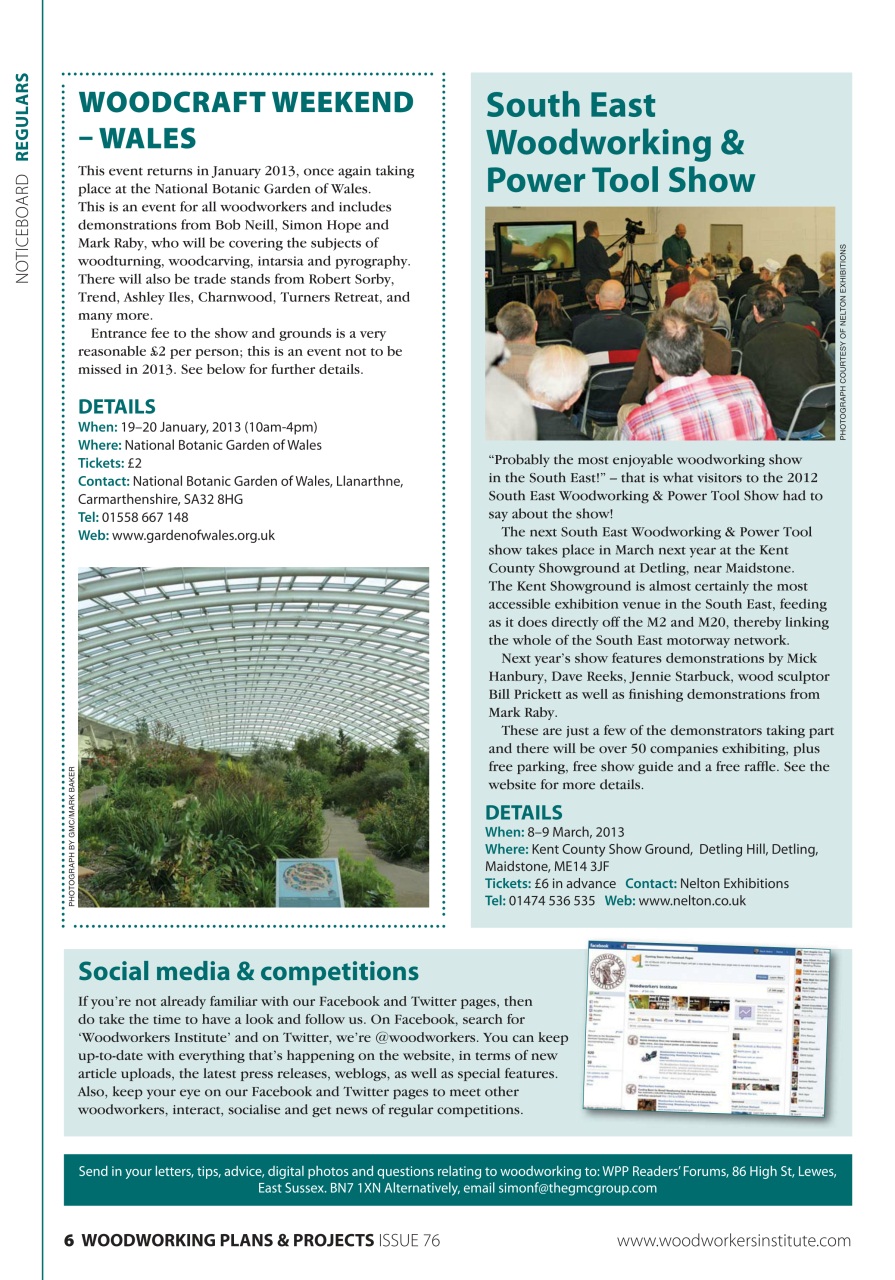 Woodworking Crafts Magazine Preview Pages