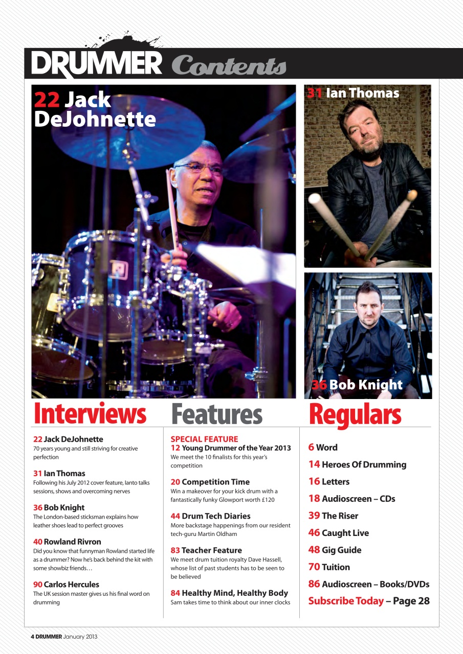 iDrum magazine: Never miss a beat Preview Pages