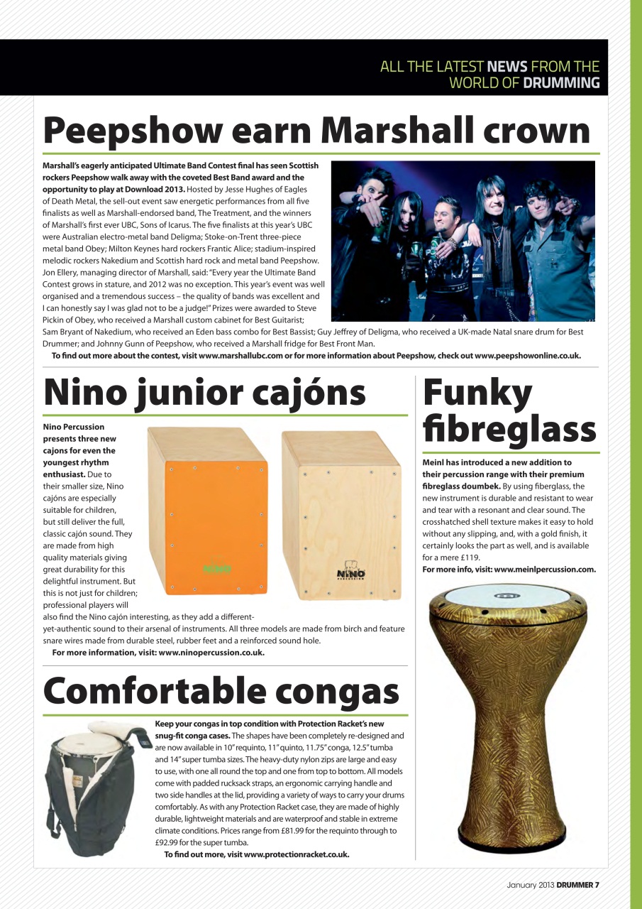 iDrum magazine: Never miss a beat Preview Pages