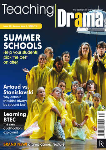 Drama and Theatre issue Summer Term 1