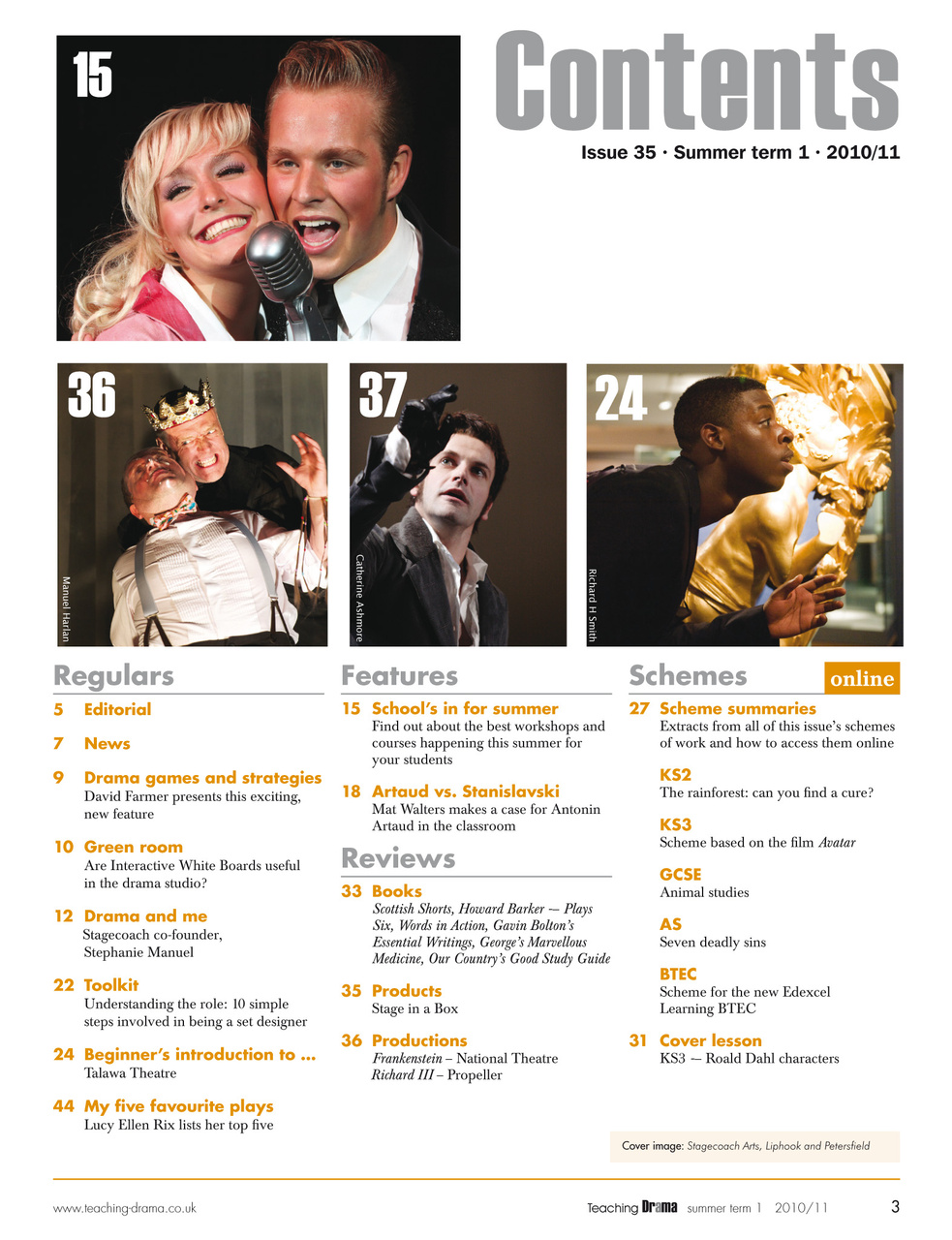 Drama and Theatre Preview Pages