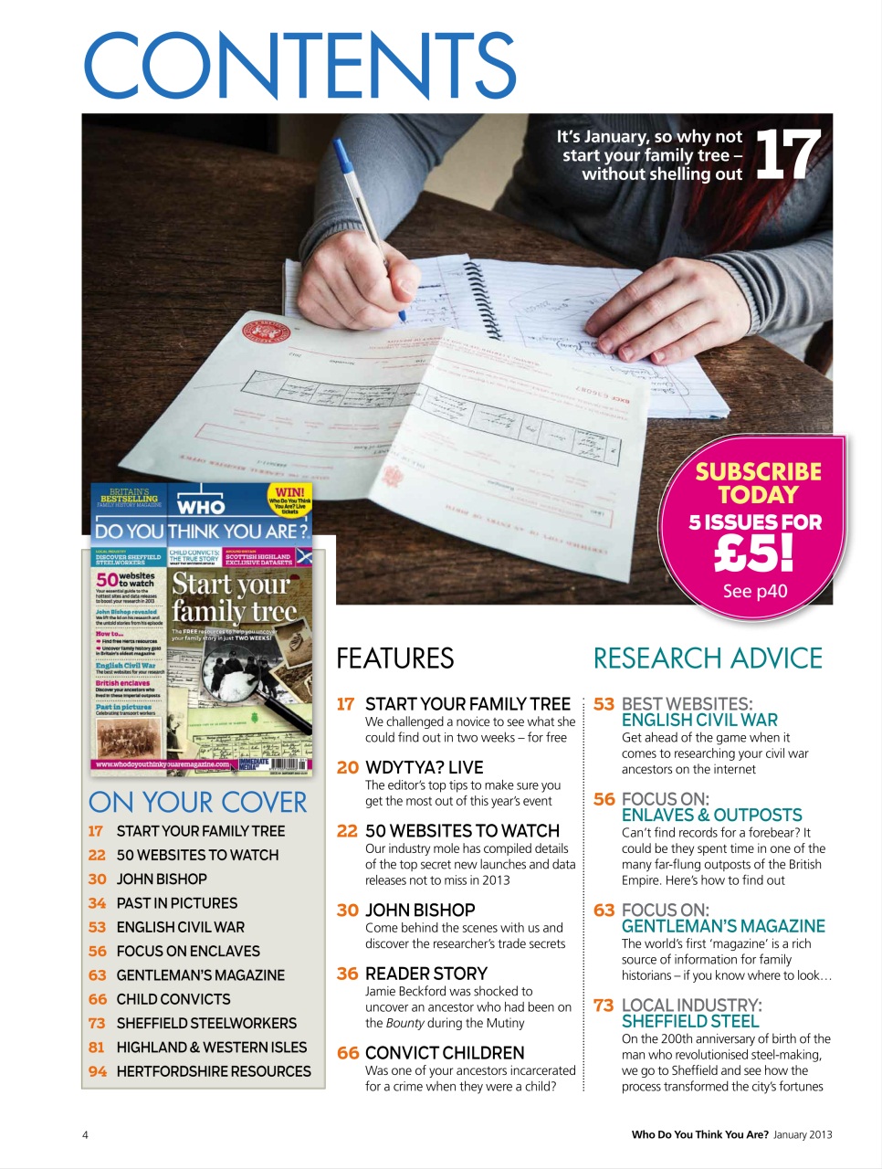 Who Do You Think You Are? Preview Pages