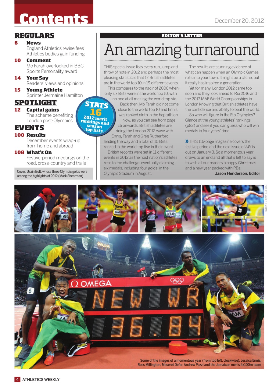 AW – Athletics Weekly Magazine Preview Pages