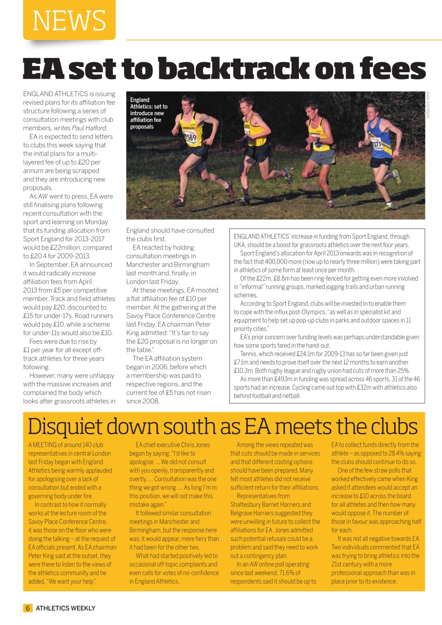 AW – Athletics Weekly Magazine Preview Pages