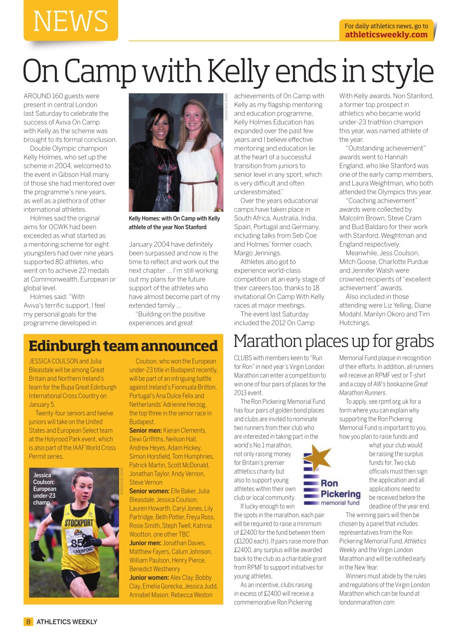 AW – Athletics Weekly Magazine Preview Pages