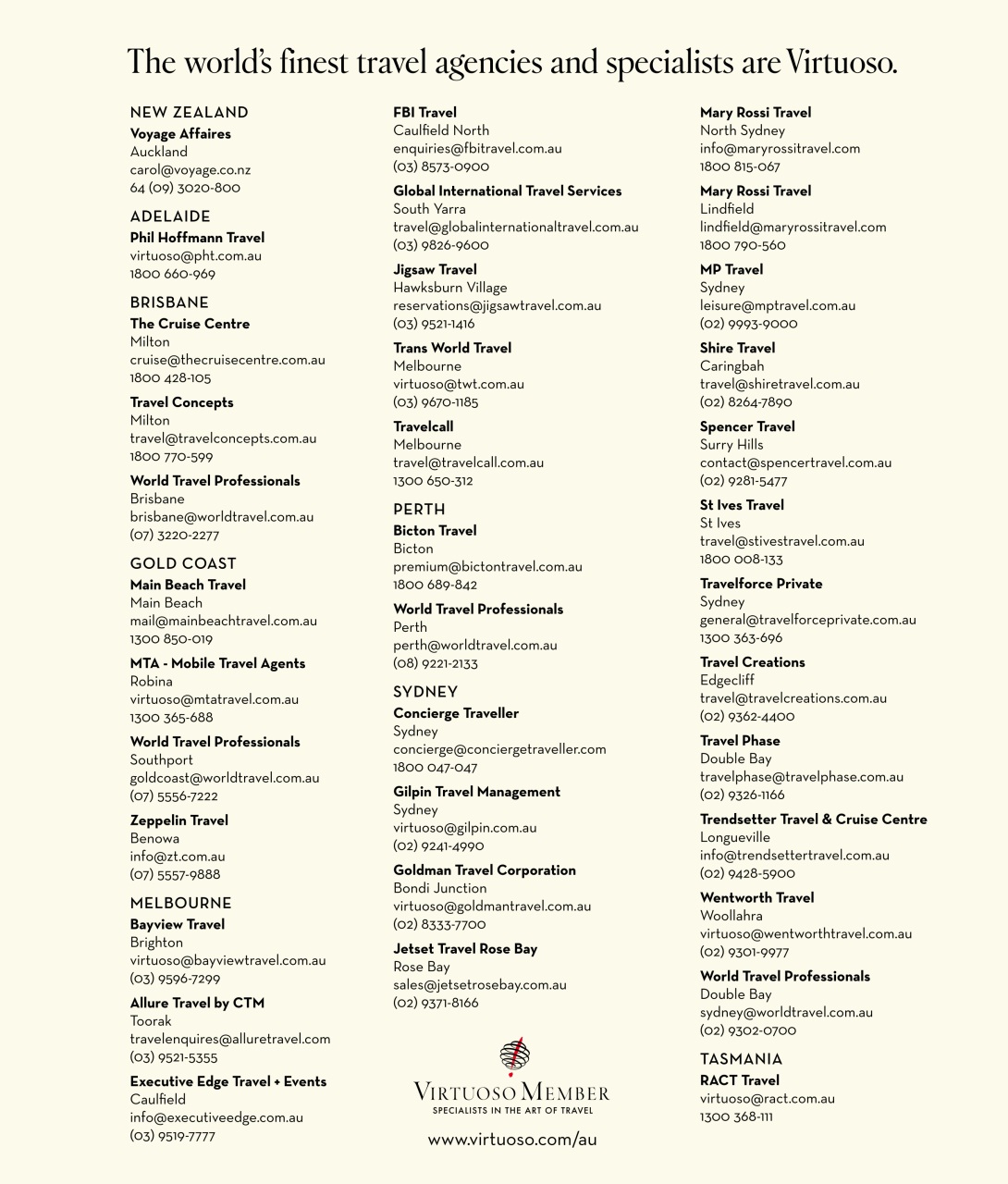 Luxury Travel Preview Pages