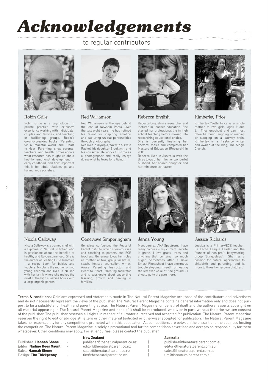 The Natural Parent Magazine Preview Pages