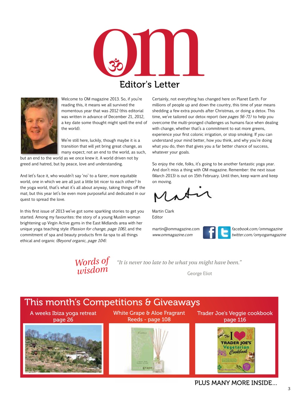 OM Yoga Magazine Preview Pages