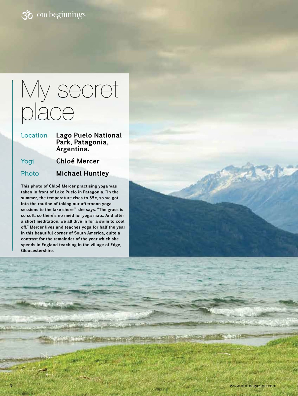 OM Yoga Magazine Preview Pages