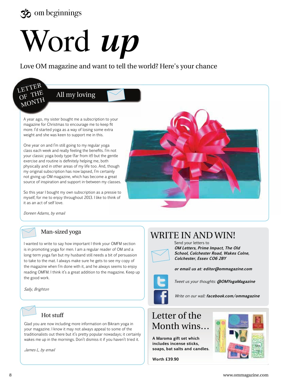 OM Yoga Magazine Preview Pages