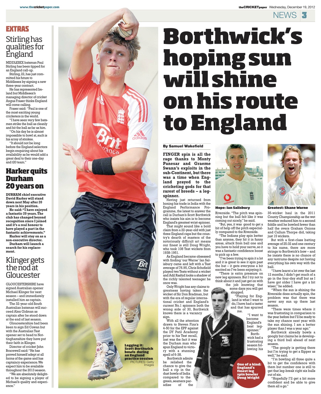 The Cricket Paper Preview Pages