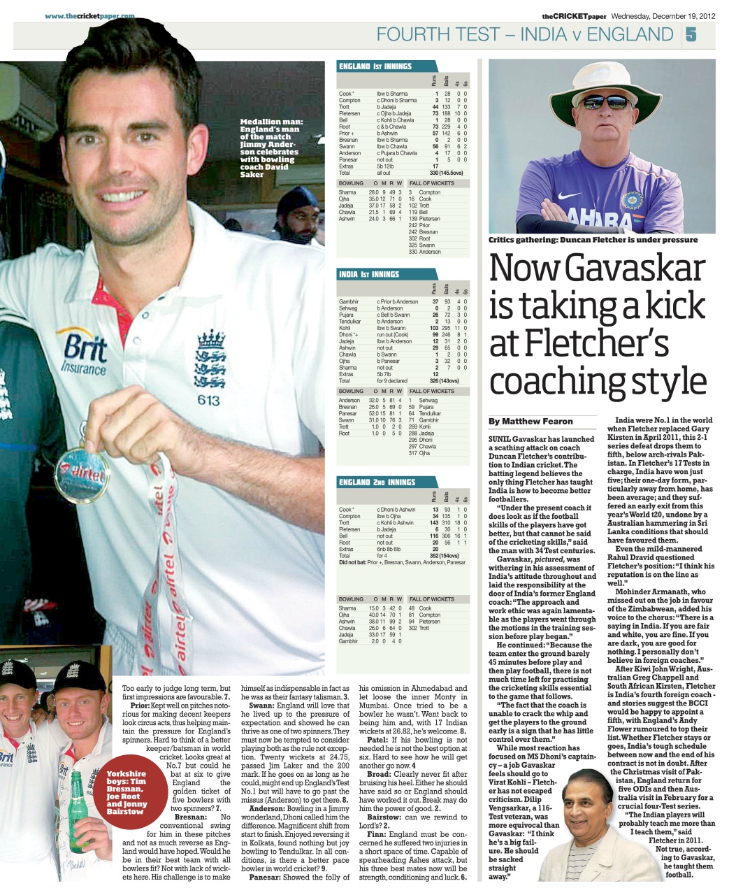 The Cricket Paper Preview Pages