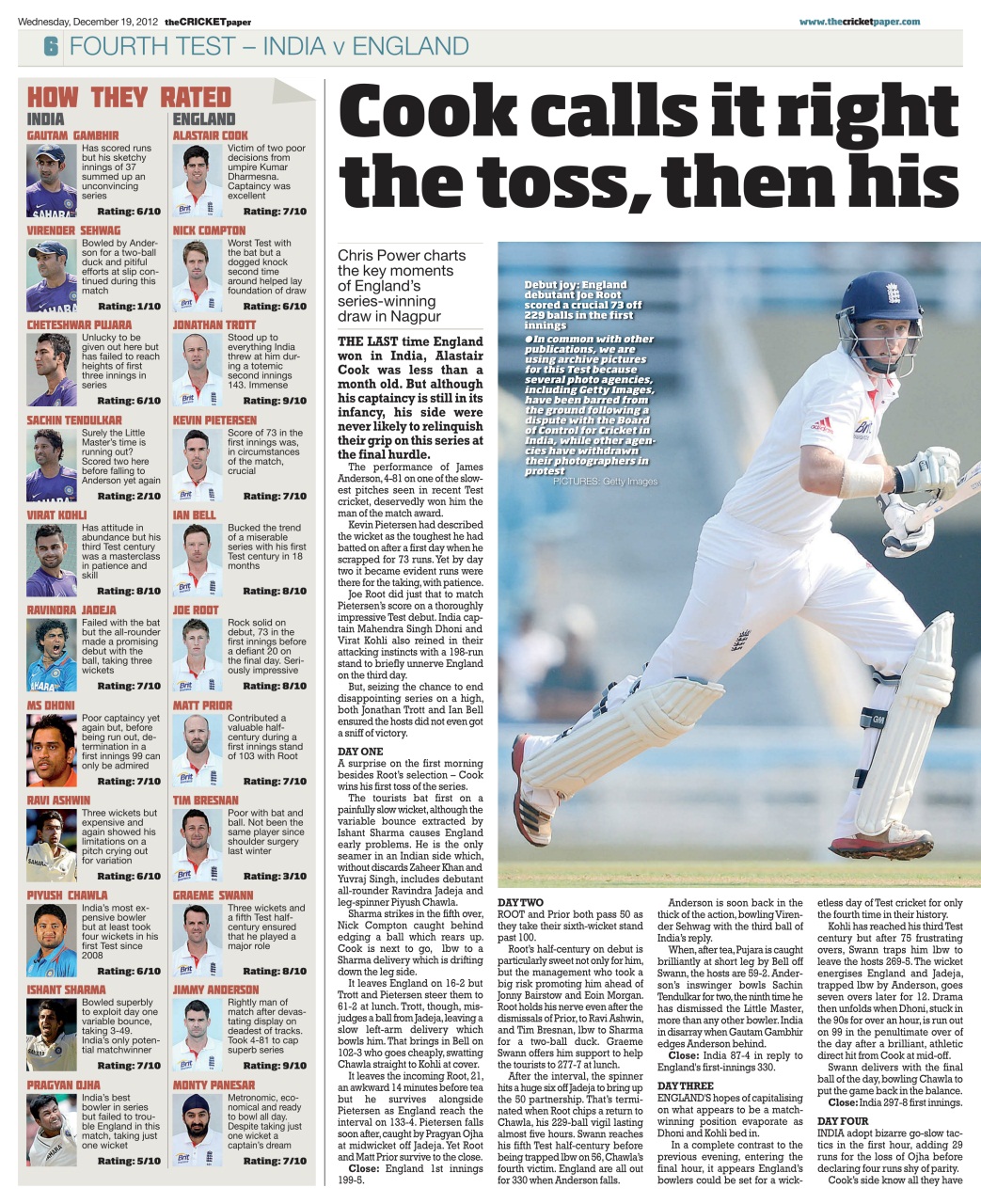 The Cricket Paper Preview Pages