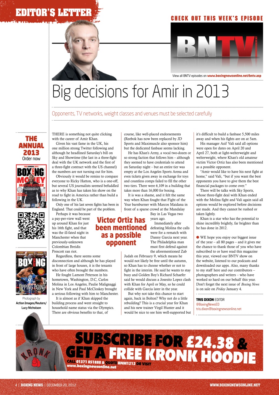 Boxing News Preview Pages