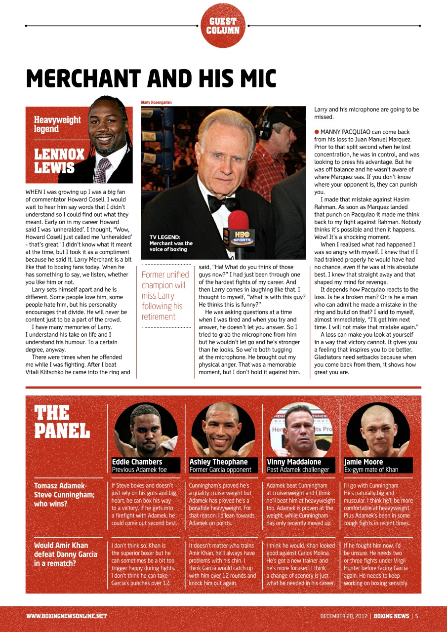 Boxing News Preview Pages