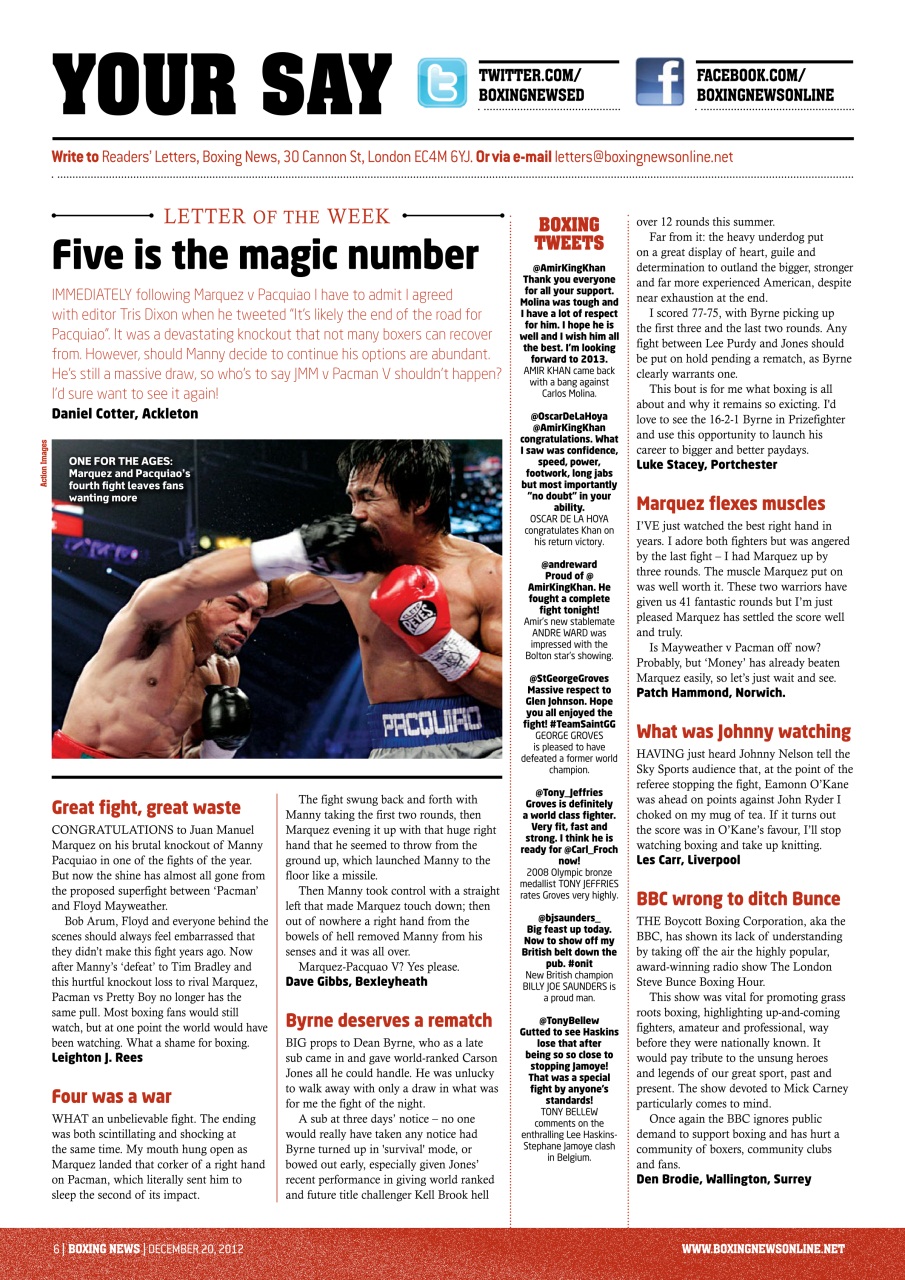 Boxing News Preview Pages