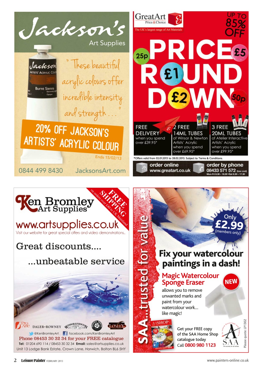 Leisure Painter & The Artist Preview Pages