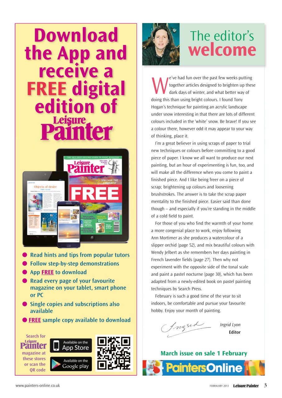 Leisure Painter & The Artist Preview Pages