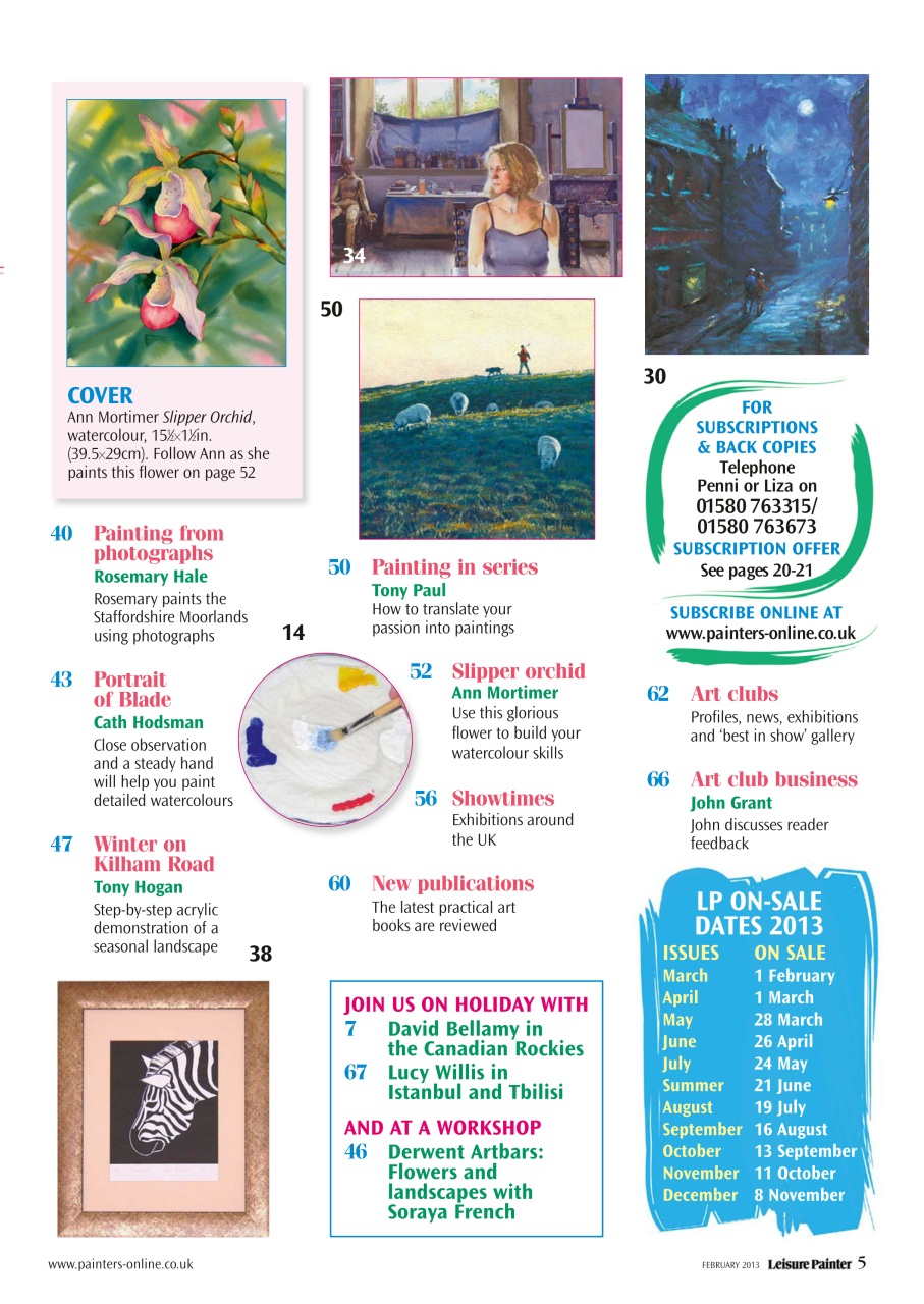 Leisure Painter & The Artist Preview Pages