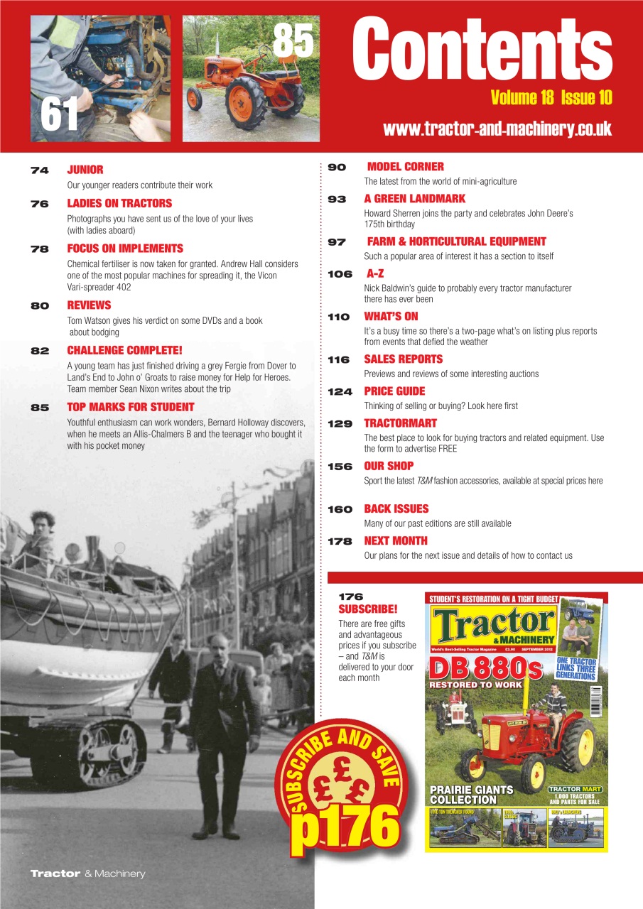 Tractor & Machinery Preview Pages
