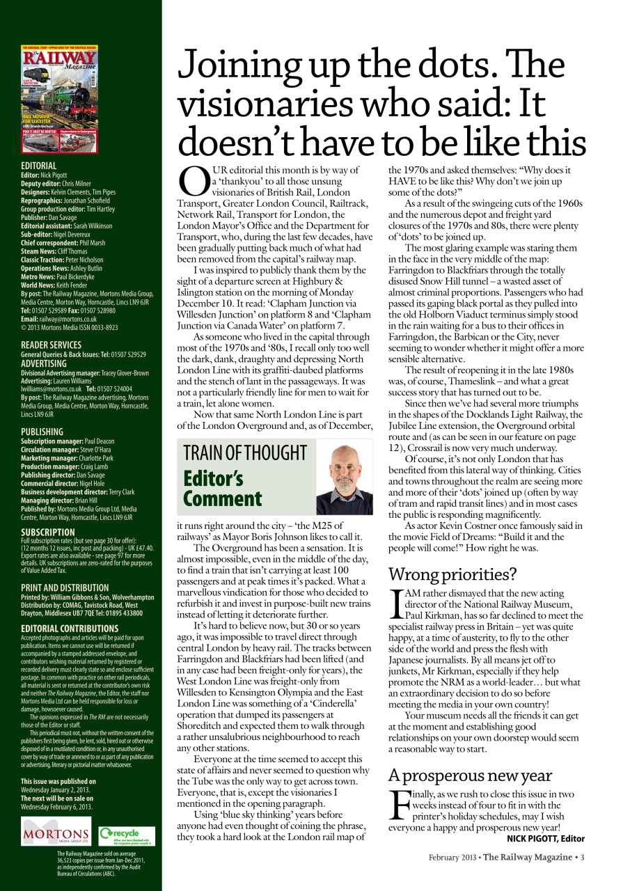 Railway Magazine Preview Pages