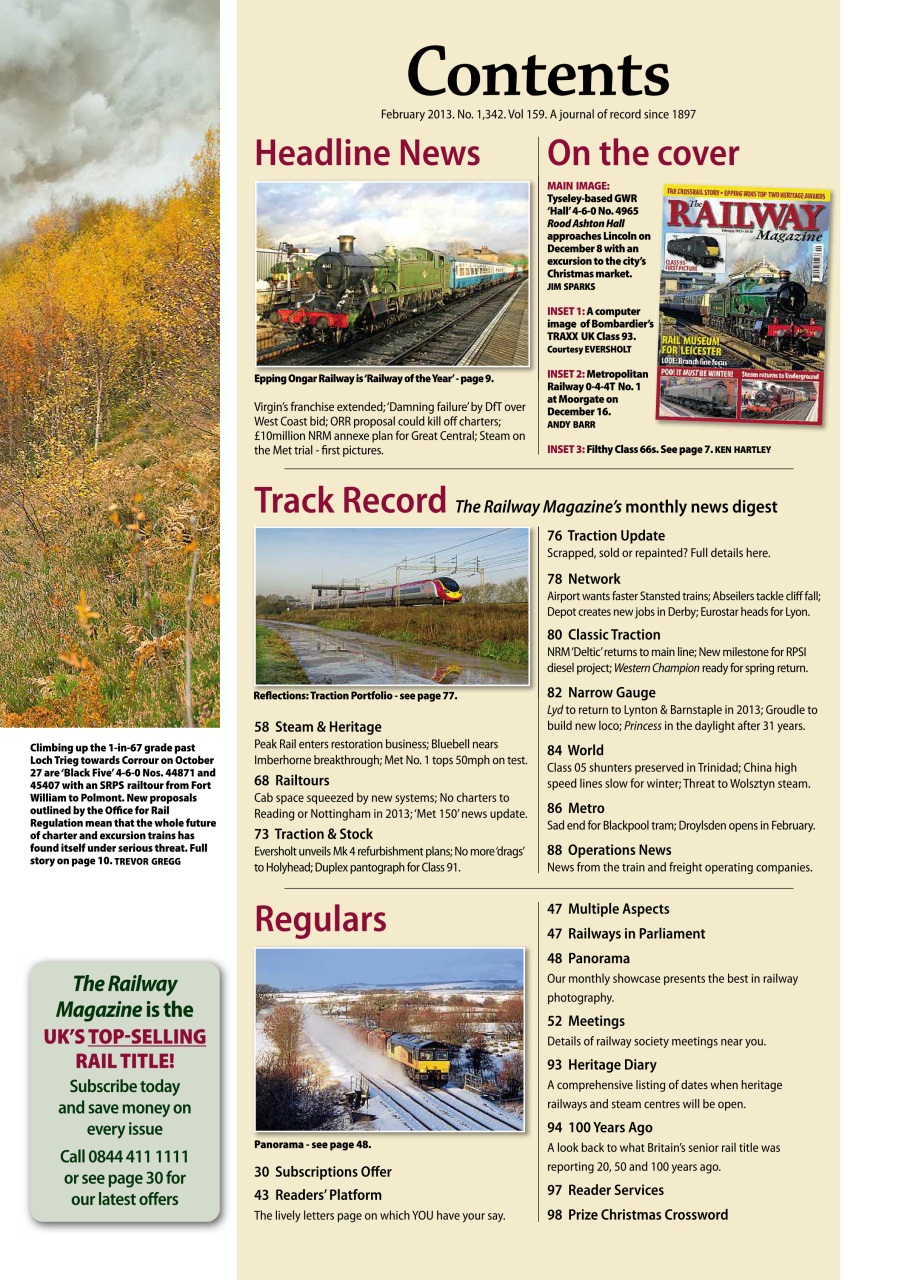 Railway Magazine Preview Pages