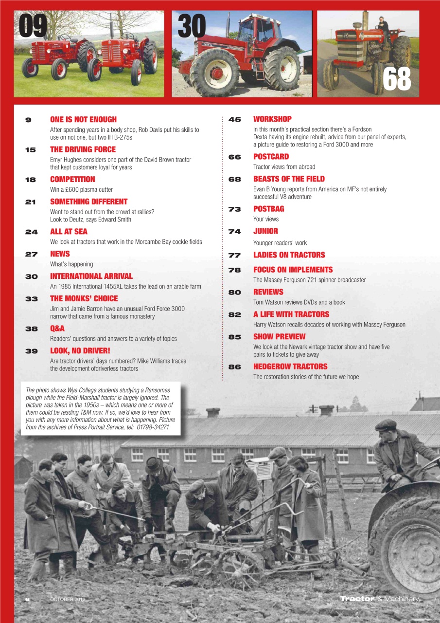 Tractor & Machinery Preview Pages