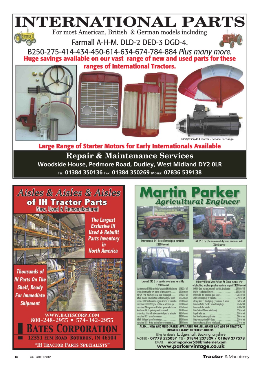Tractor & Machinery Preview Pages