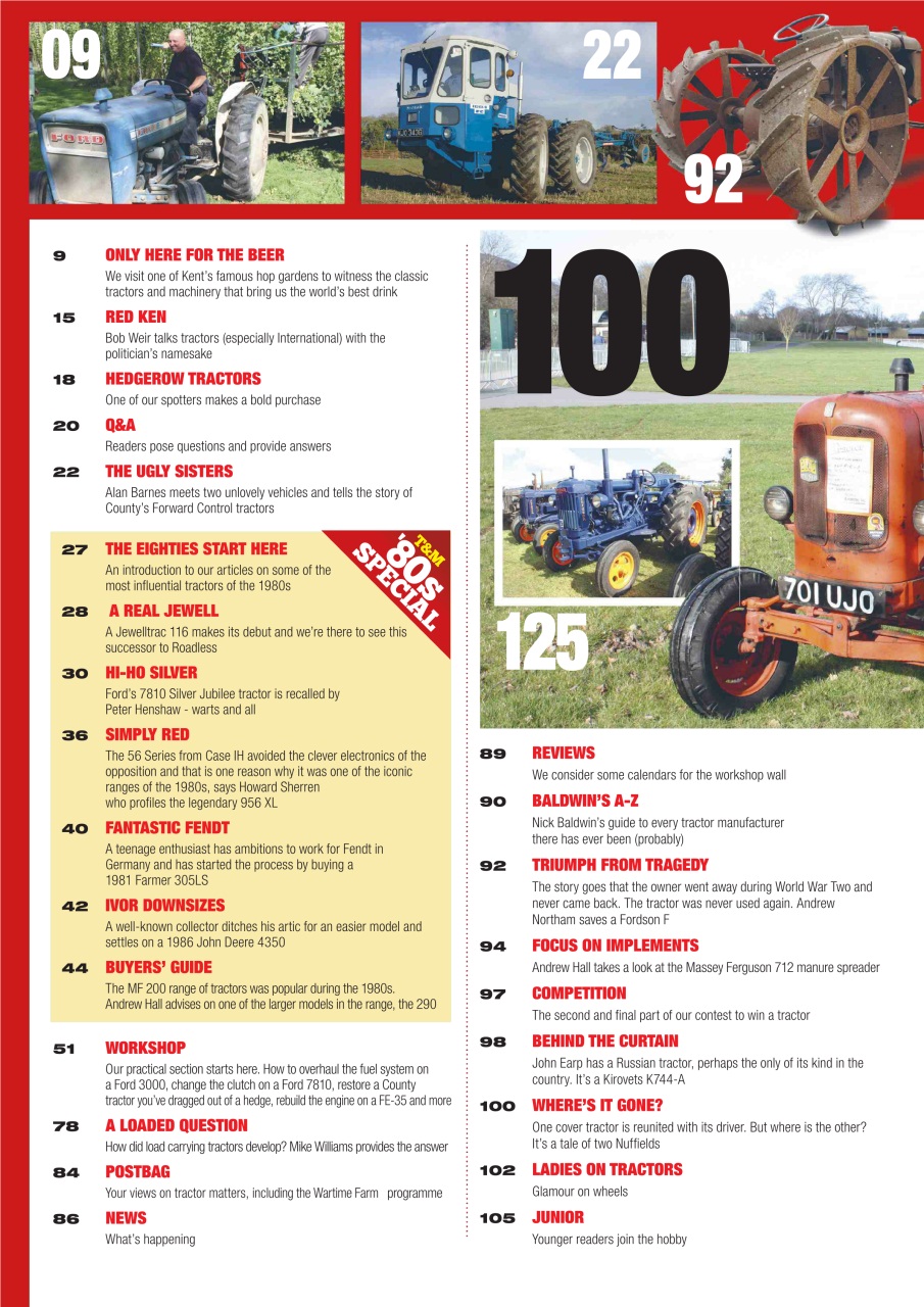 Tractor & Machinery Preview Pages