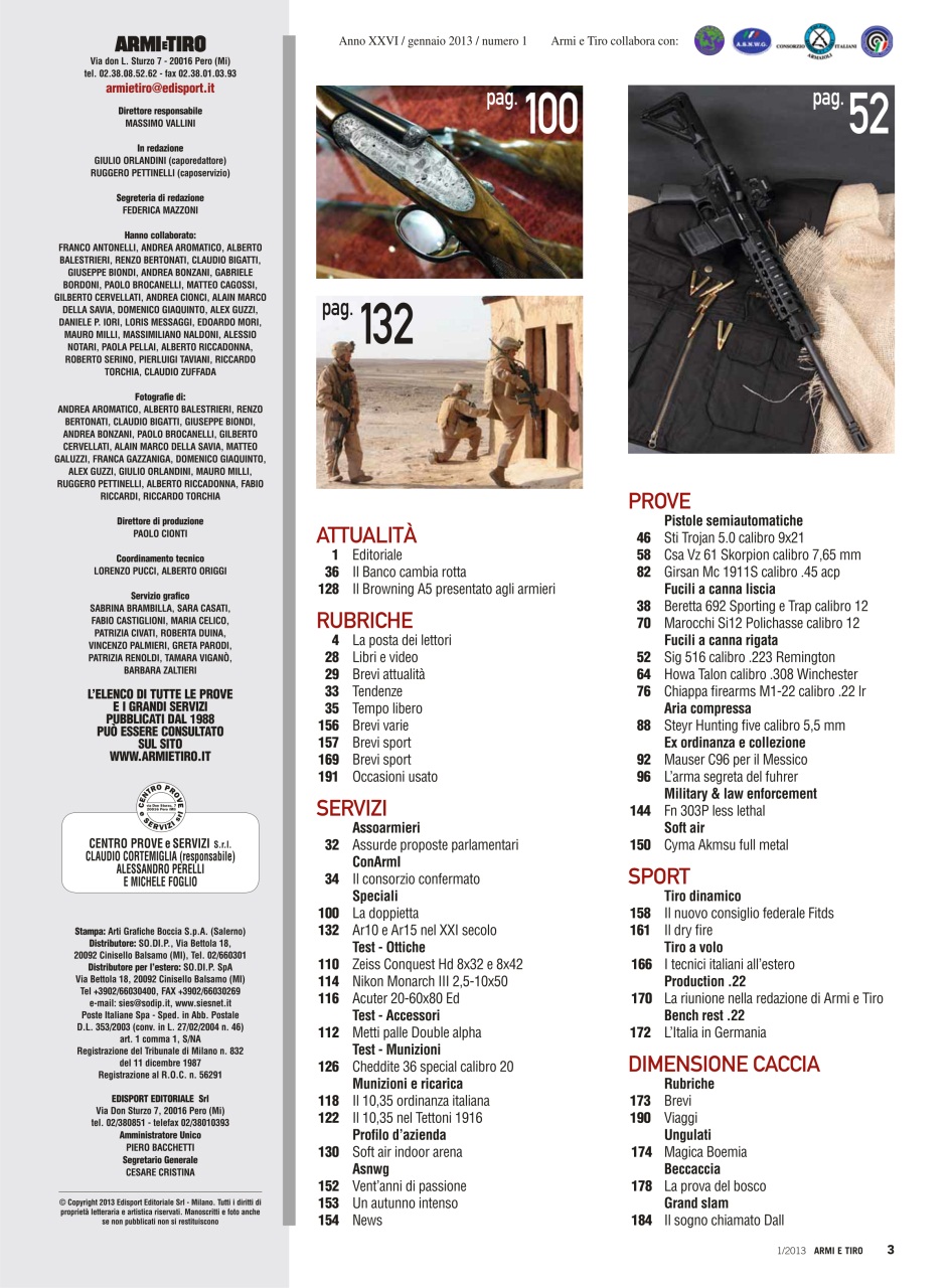 Armi E Tiro Preview Pages