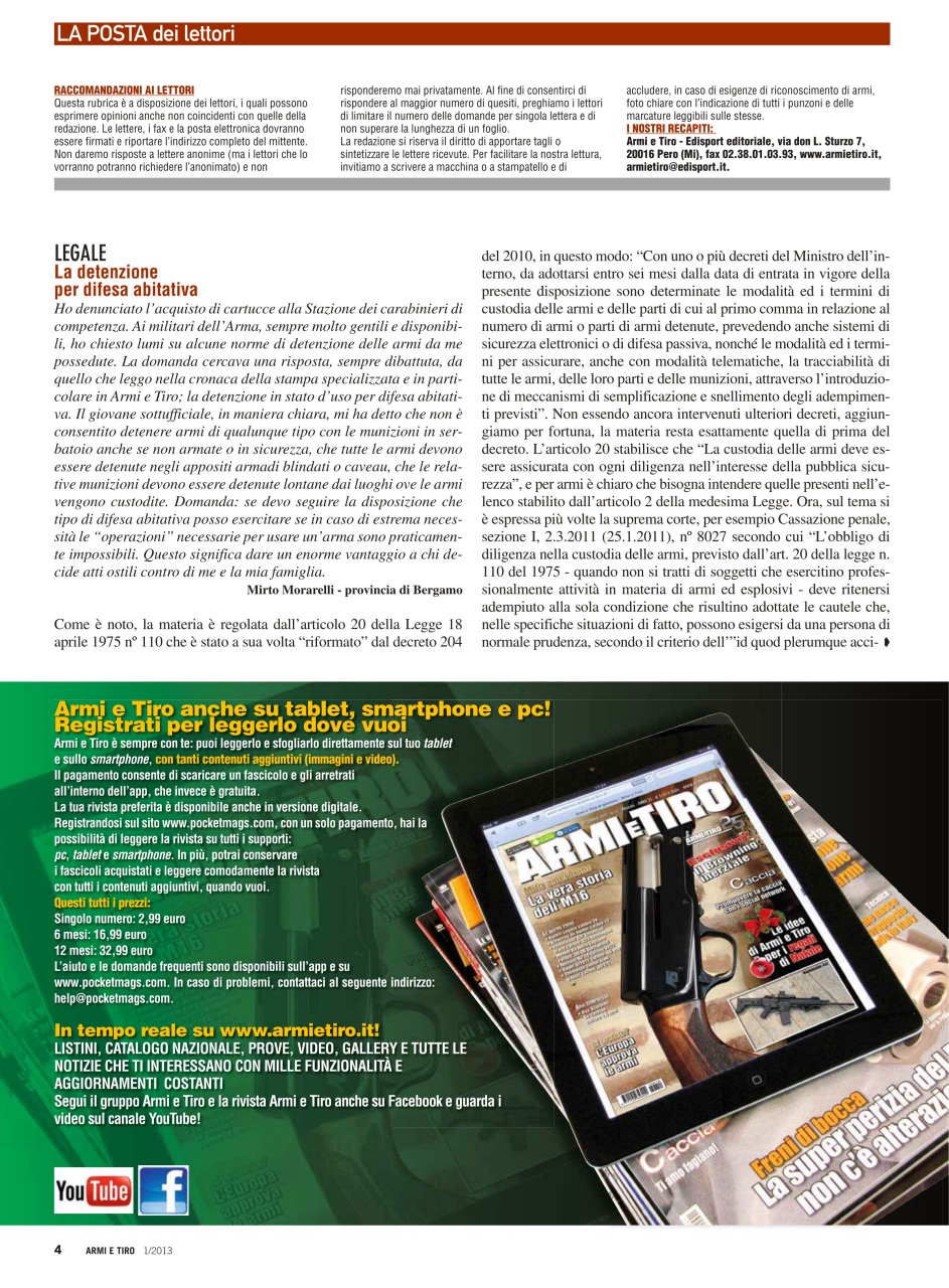 Armi E Tiro Preview Pages