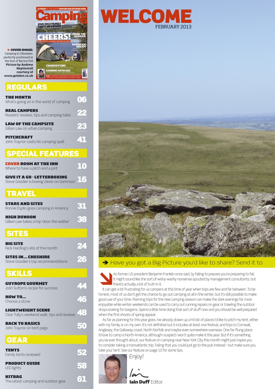 Camping Preview Pages