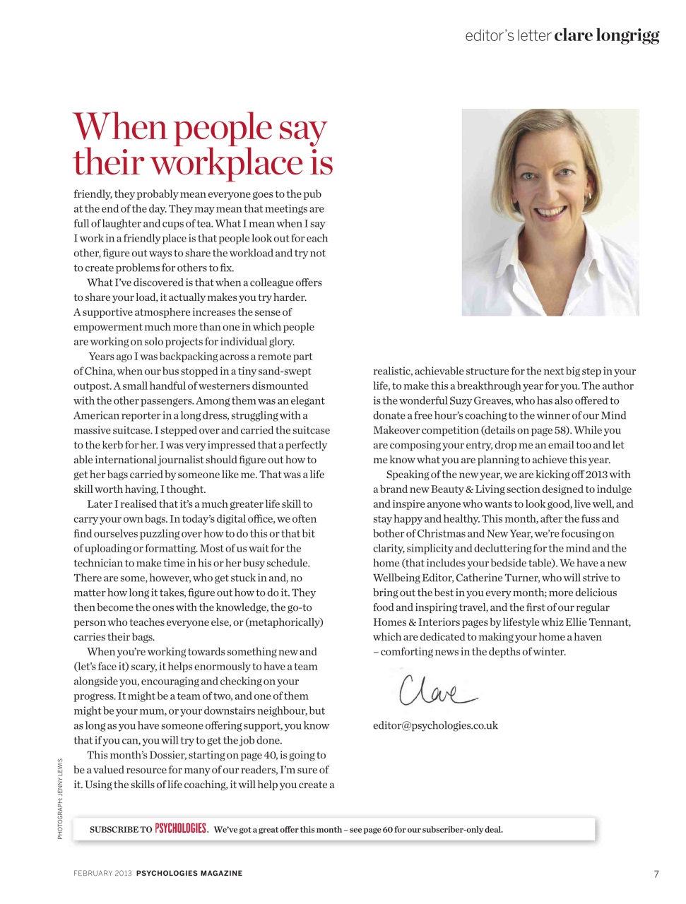 Psychologies Preview Pages