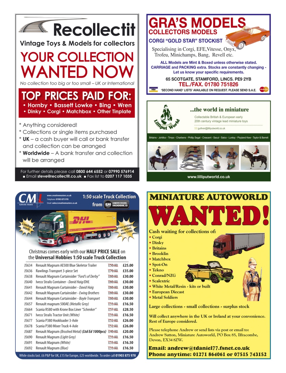 Collectors Gazette Preview Pages