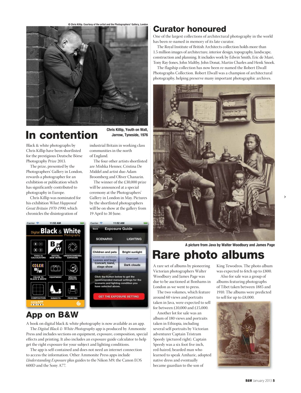 Black+White Photography Preview Pages