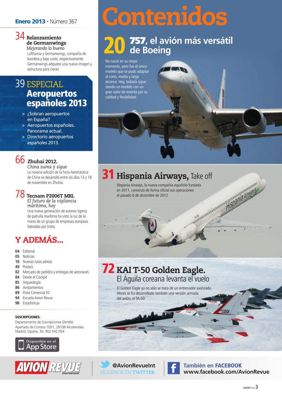 Avion Revue Internacional Preview Pages