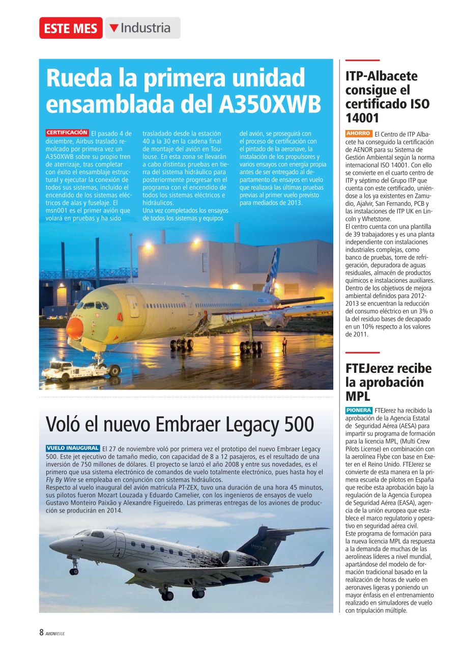 Avion Revue Internacional Preview Pages