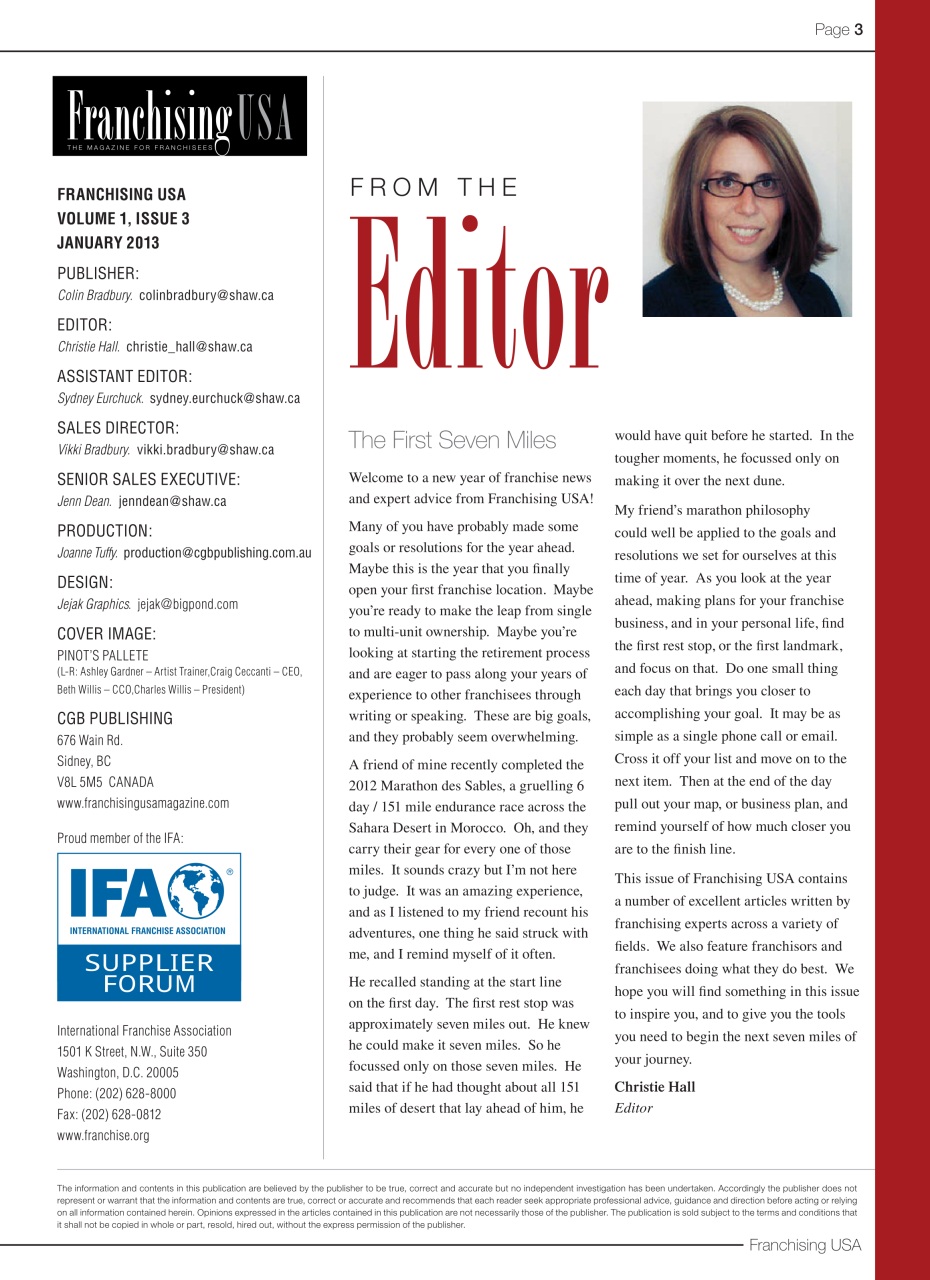 Franchising USA Preview Pages