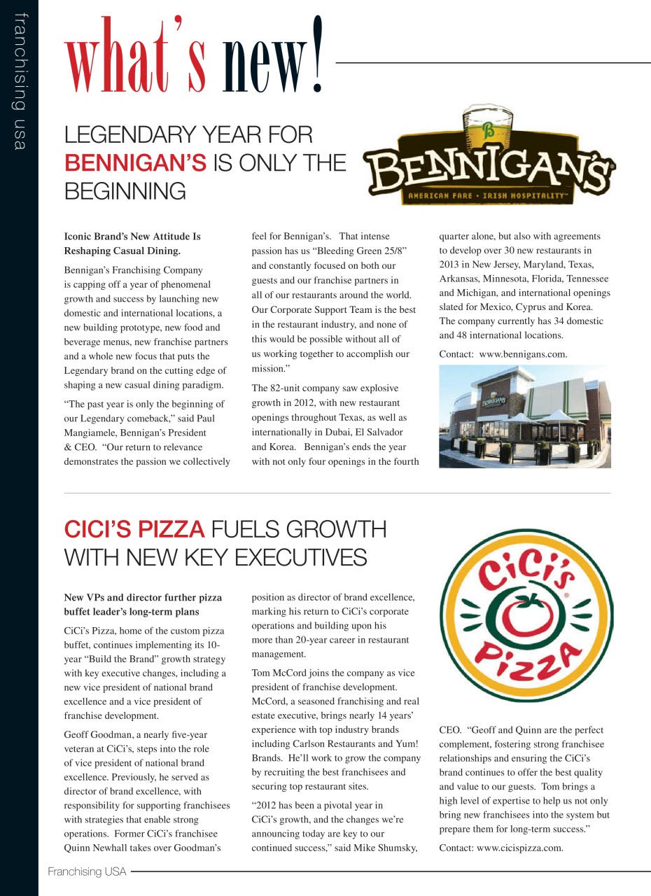 Franchising USA Preview Pages