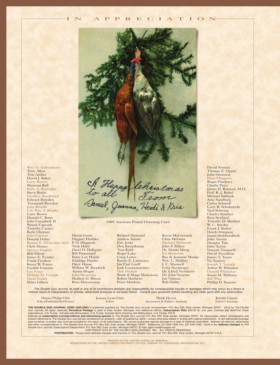 Double Gun Journal Preview Pages