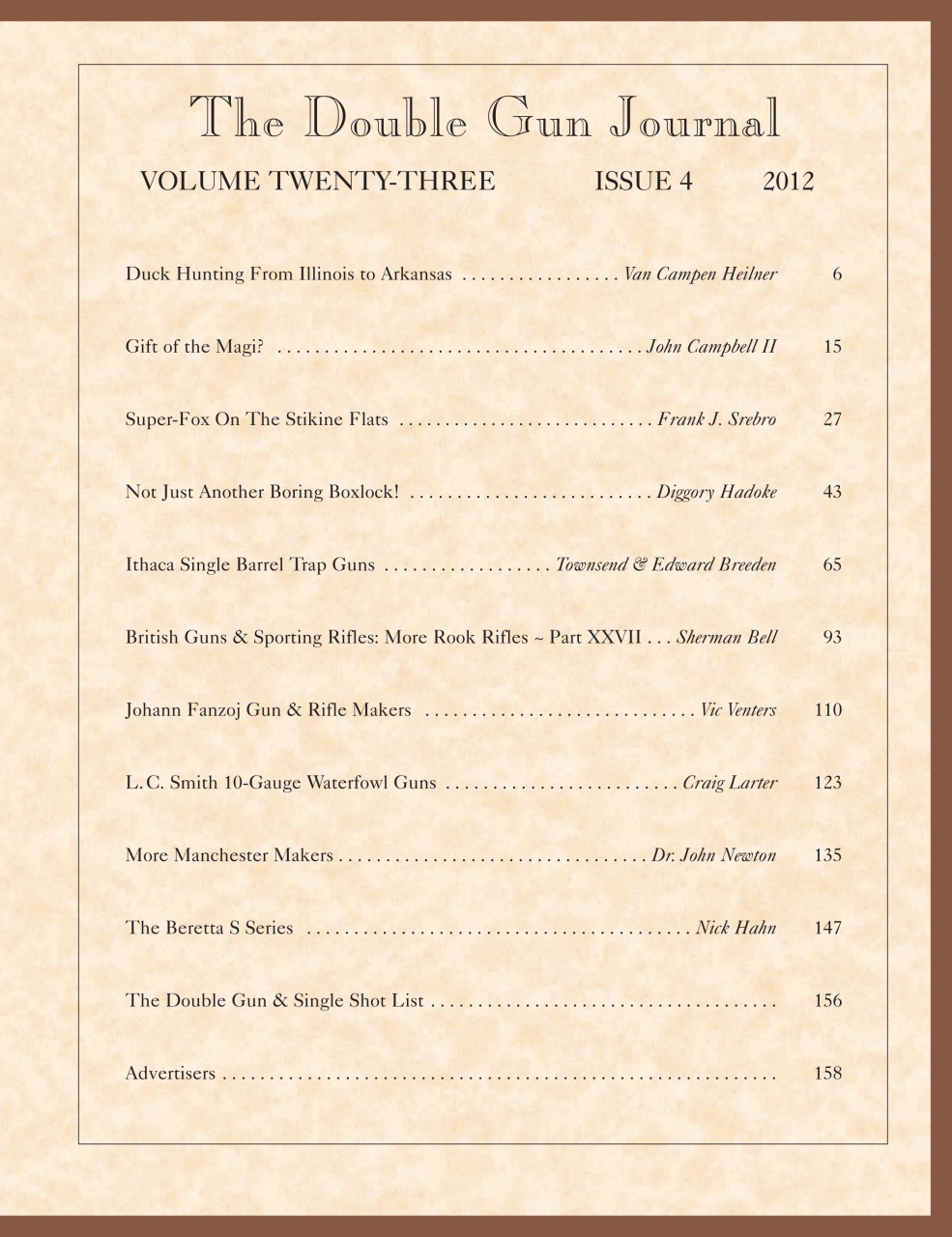 Double Gun Journal Preview Pages