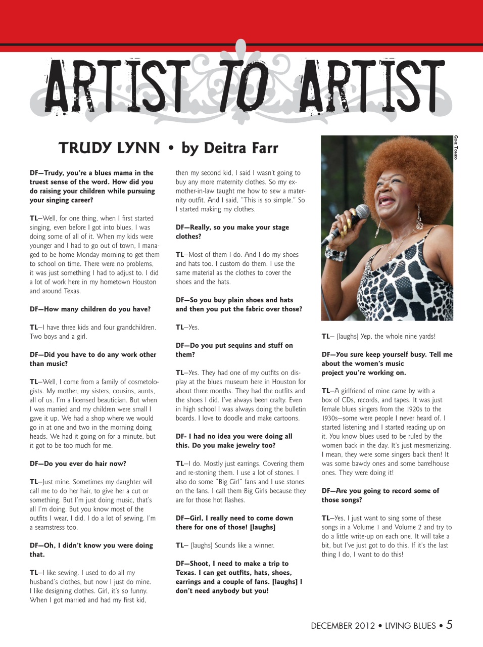 Living Blues Preview Pages