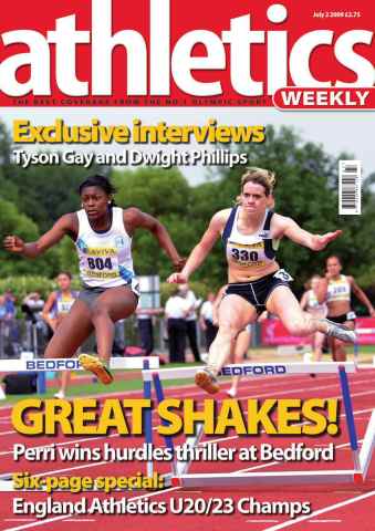 AW – Athletics Weekly Magazine issue AW July 2 2009