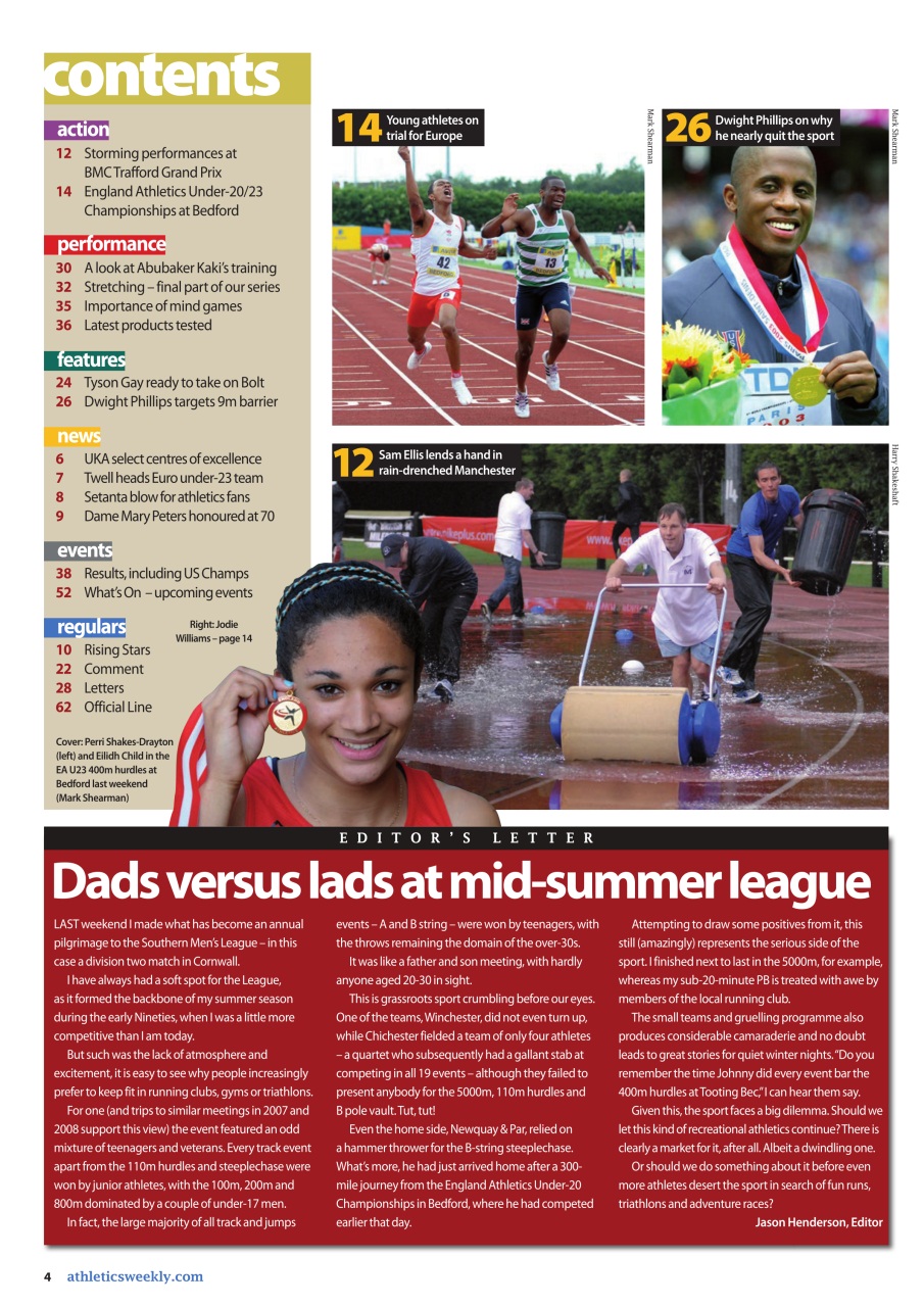 AW – Athletics Weekly Magazine Preview Pages
