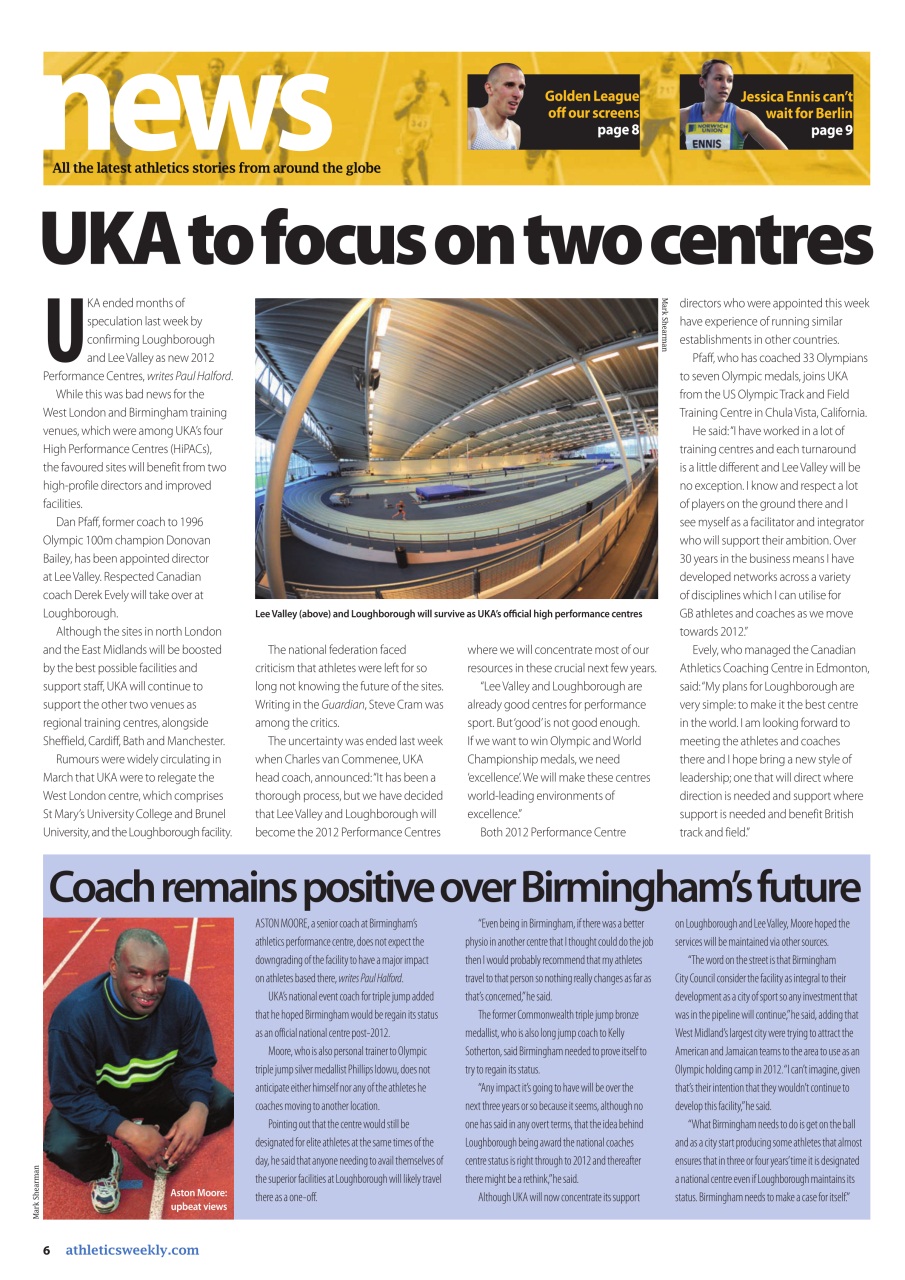 AW – Athletics Weekly Magazine Preview Pages