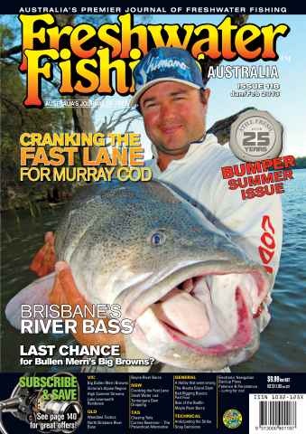 Freshwater Fishing Australia issue FWF118 Jan-Feb 2013