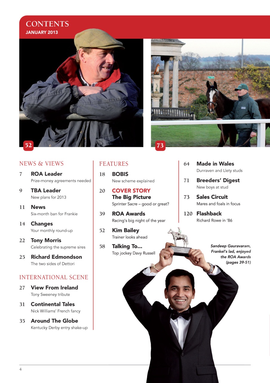 The Owner Breeder Preview Pages